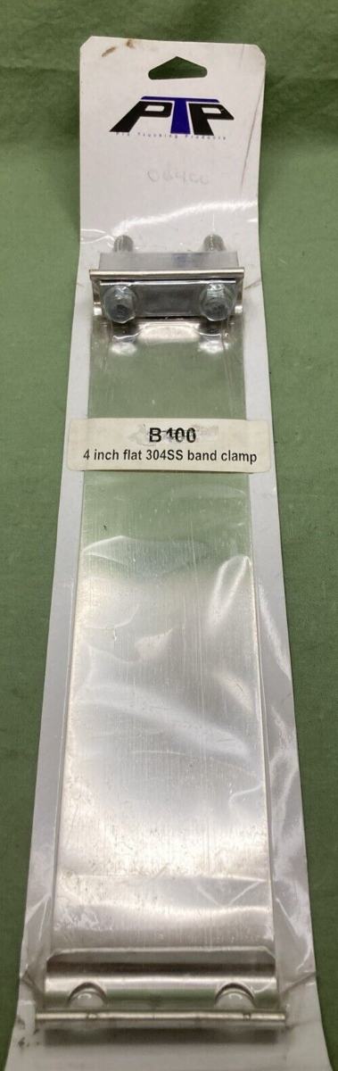NEW PRO TRUCKING PRODUCTS B400 4" Stainless Steel Easy Seal Band Clamp