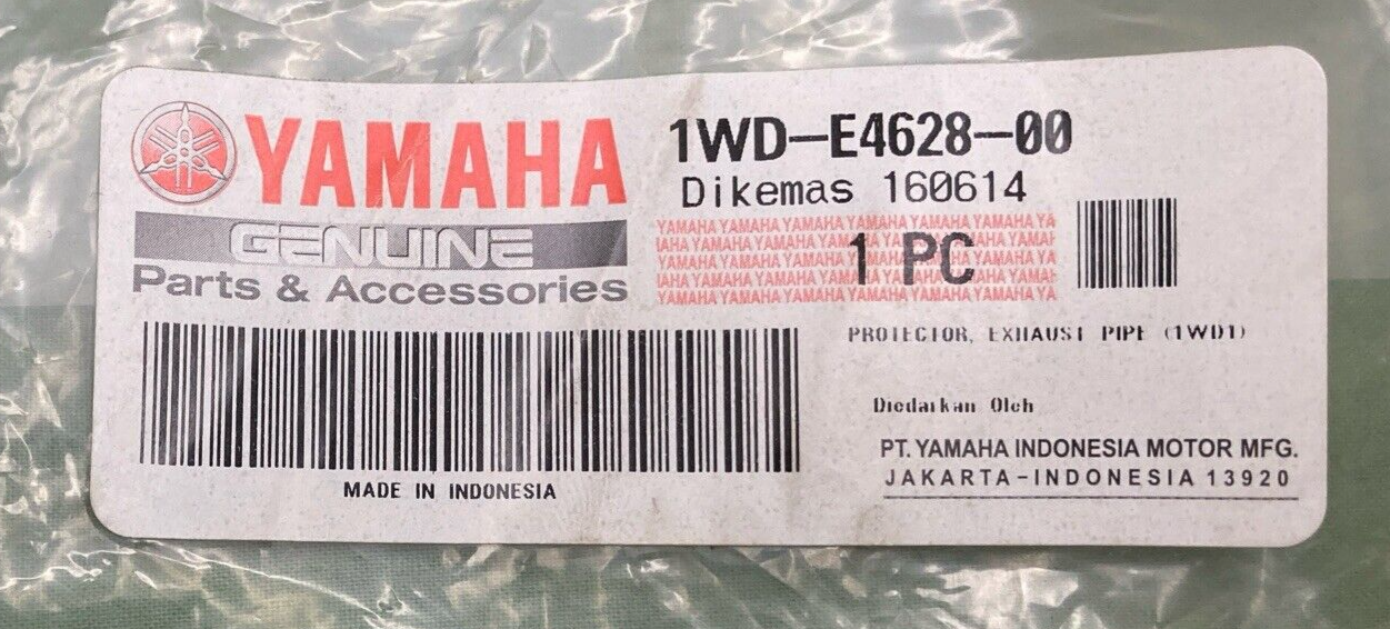 NEW GENUINE YAMAHA 1WD-E4628-00 EXHAUST PIPE PROTECTOR