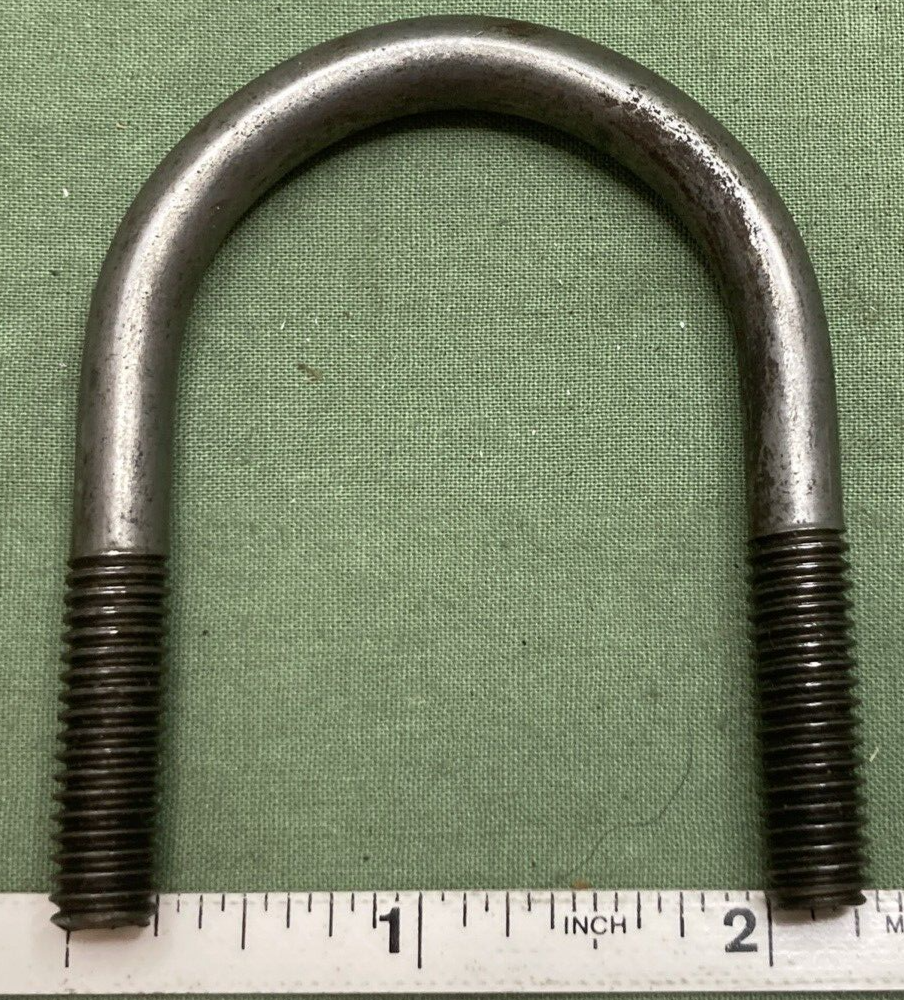 NEW GRAINGER 35325 U-BOLT CLAMP STANDARD DUTY 13 GA SADDLE, 1 1/2IN, U-BOLT 5/16
