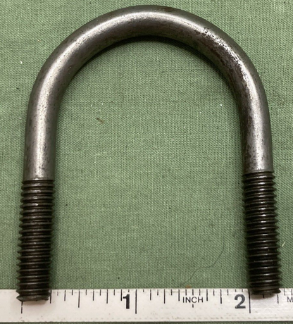 NEW GRAINGER 35325 U-BOLT CLAMP STANDARD DUTY 13 GA SADDLE, 1 1/2IN, U-BOLT 5/16