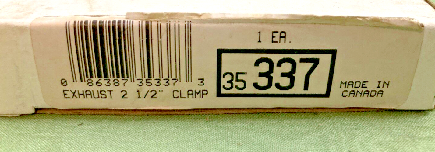 NEW GRAINGER 35337 U-BOLT CLAMP, HEAVY DUTY, 11 GA SADDLE, 2 1/2IN, U-BOLT 3/8IN