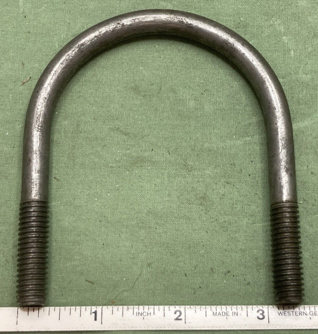 NEW GRAINGER 35337 U-BOLT CLAMP, HEAVY DUTY, 11 GA SADDLE, 2 1/2IN, U-BOLT 3/8IN