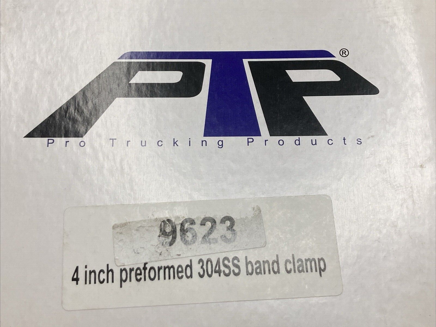 NEW PRO TRUCKING PRODUCTS 9623 4" Stainless Preformed Lap Joint Exhaust Clamp