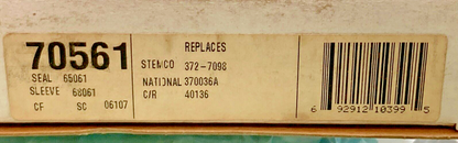 NEW TRISEAL MVP 70561 WHEEL SEAL & SLEEVE SET 65061 68061 19,000# TRAILER
