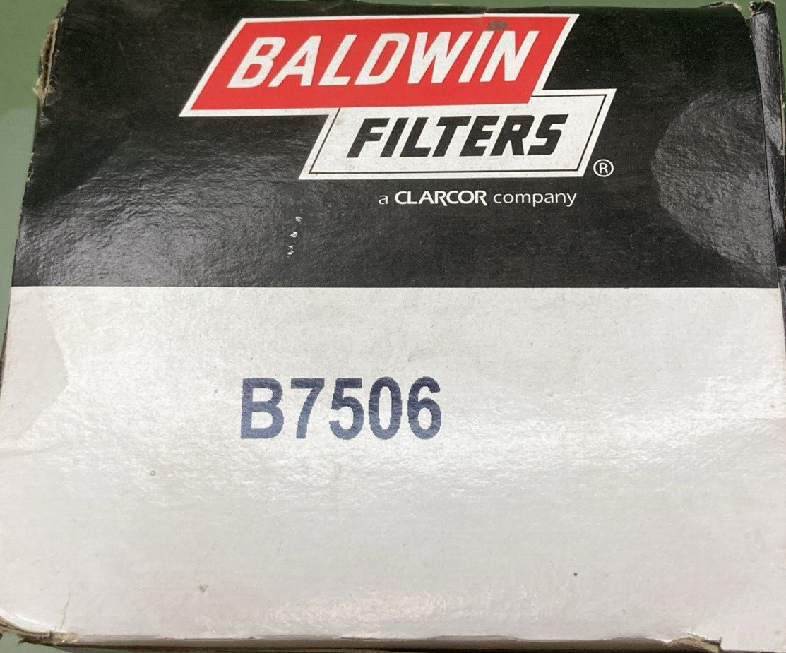 NEW GENUINE BALDWIN B7506 OIL FILTER SPIN-ON 8-3/4" LENGTH  4-9/32" OD