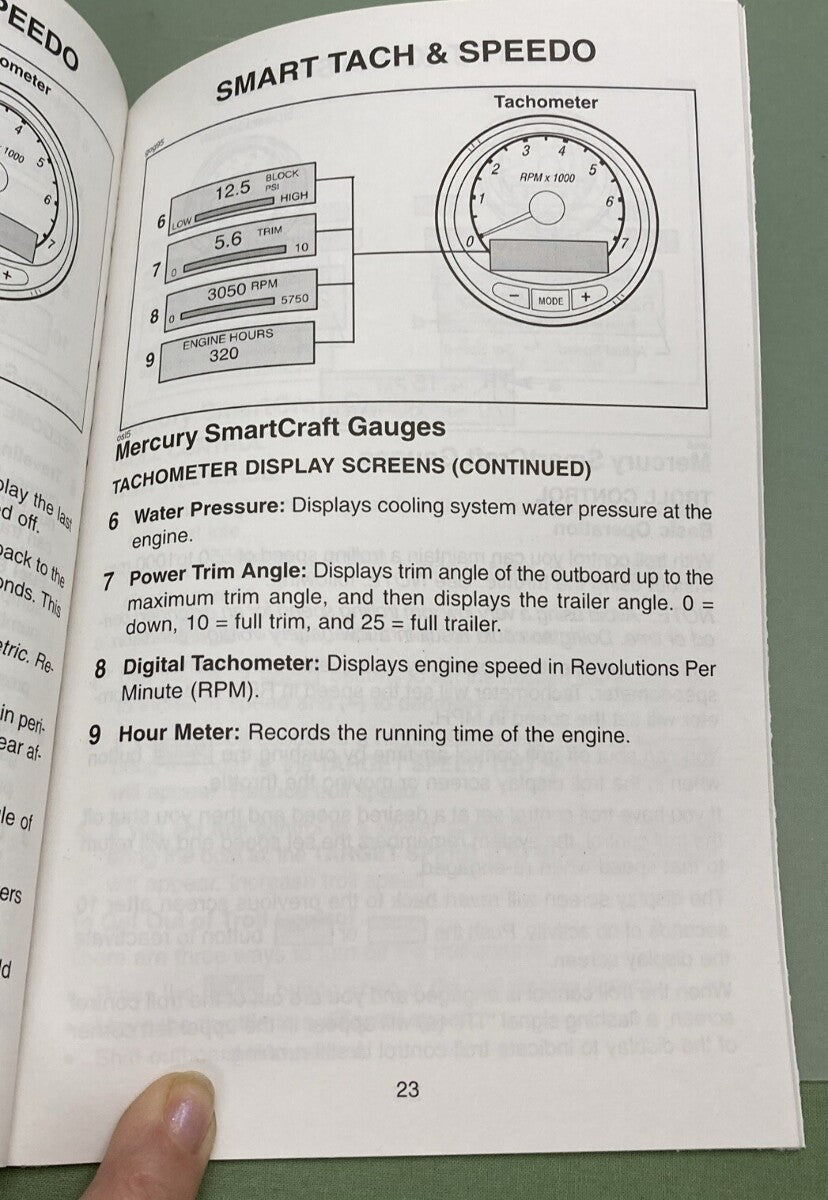 MERCURY 90-10229101 OPERATION, MAINTENANCE & WARRANTY MANUAL SUPPLEMENT 2000