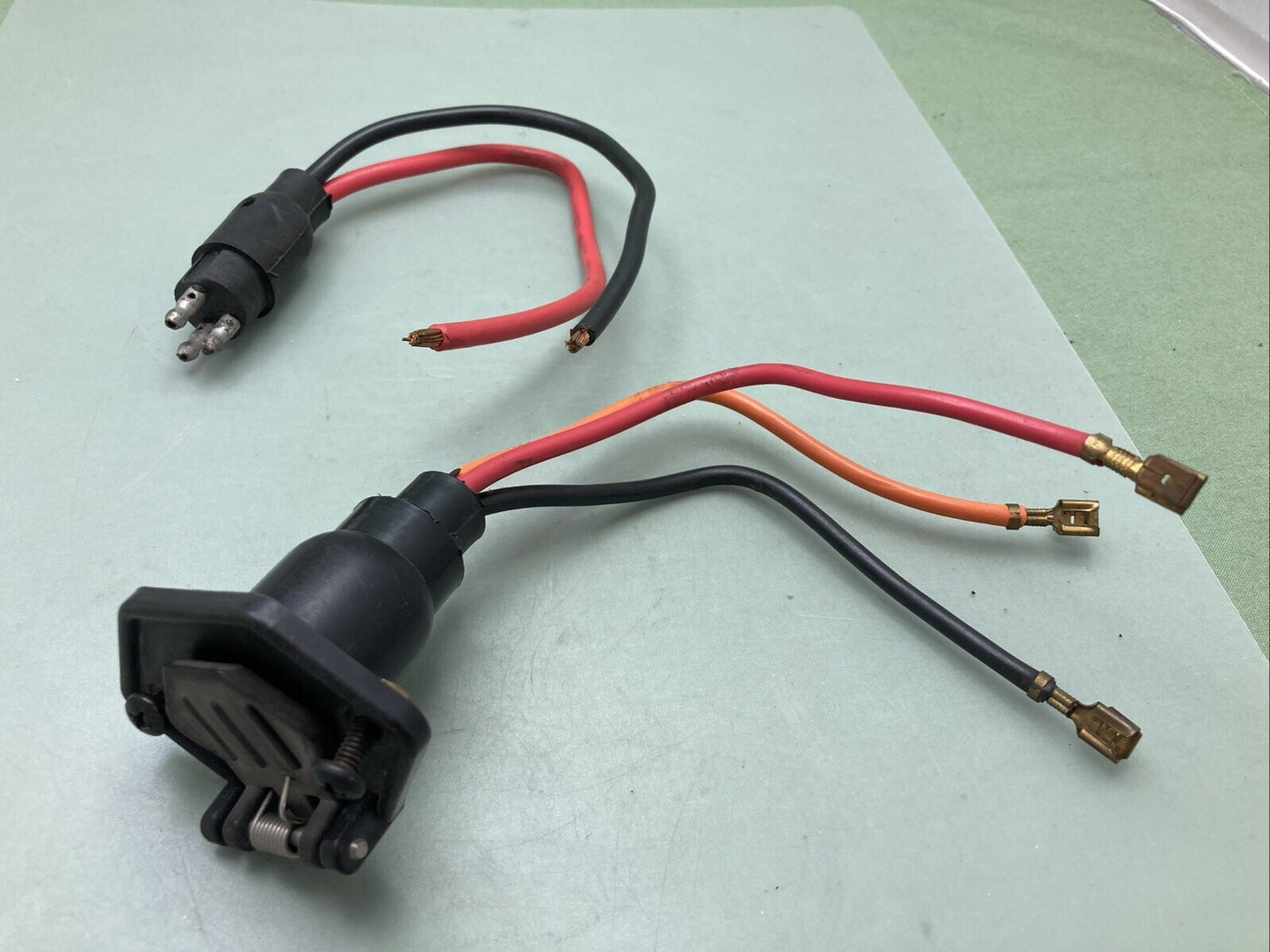 NEW REPLACES PACTRADE PM151447 BOAT TROLLING MOTOR MALE / FEMALE 3 WIRE 8 GAUGE