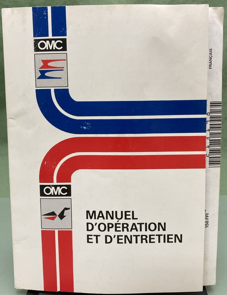 OMC 150 FFI OPERATION & MAINTENANCE MANUAL 213198 ENGLISH FRENCH 1996