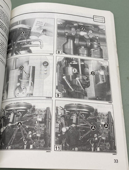 OMC 211833 OPERATION & MAINTENANCE MANUAL 60 65 70 ENGLISH FRENCH 1991