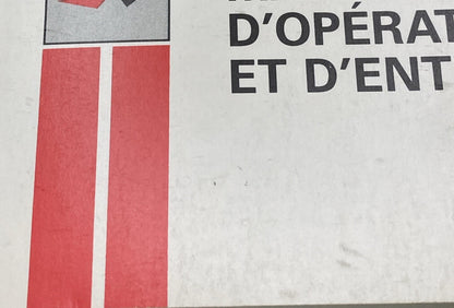 OMC 211833 OPERATION & MAINTENANCE MANUAL 60 65 70 ENGLISH FRENCH 1991