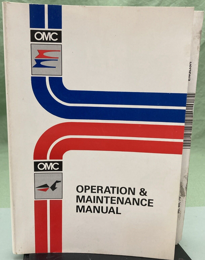 OMC 211833 OPERATION & MAINTENANCE MANUAL 60 65 70 ENGLISH FRENCH 1991