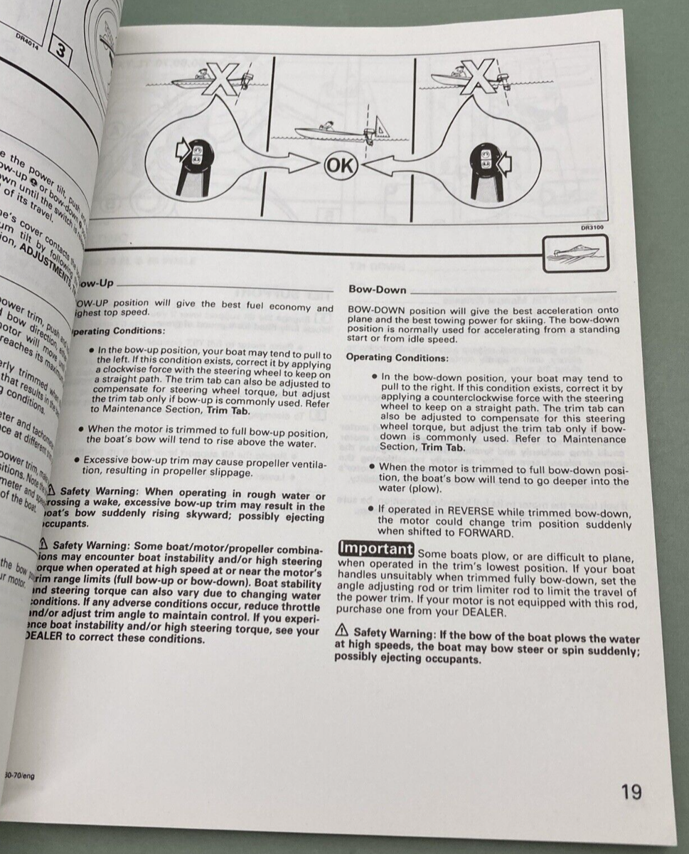 OMC 212580 OPERATION & MAINTENANCE MANUAL 50 60 70 REMOTE & 65 WMLE 1994