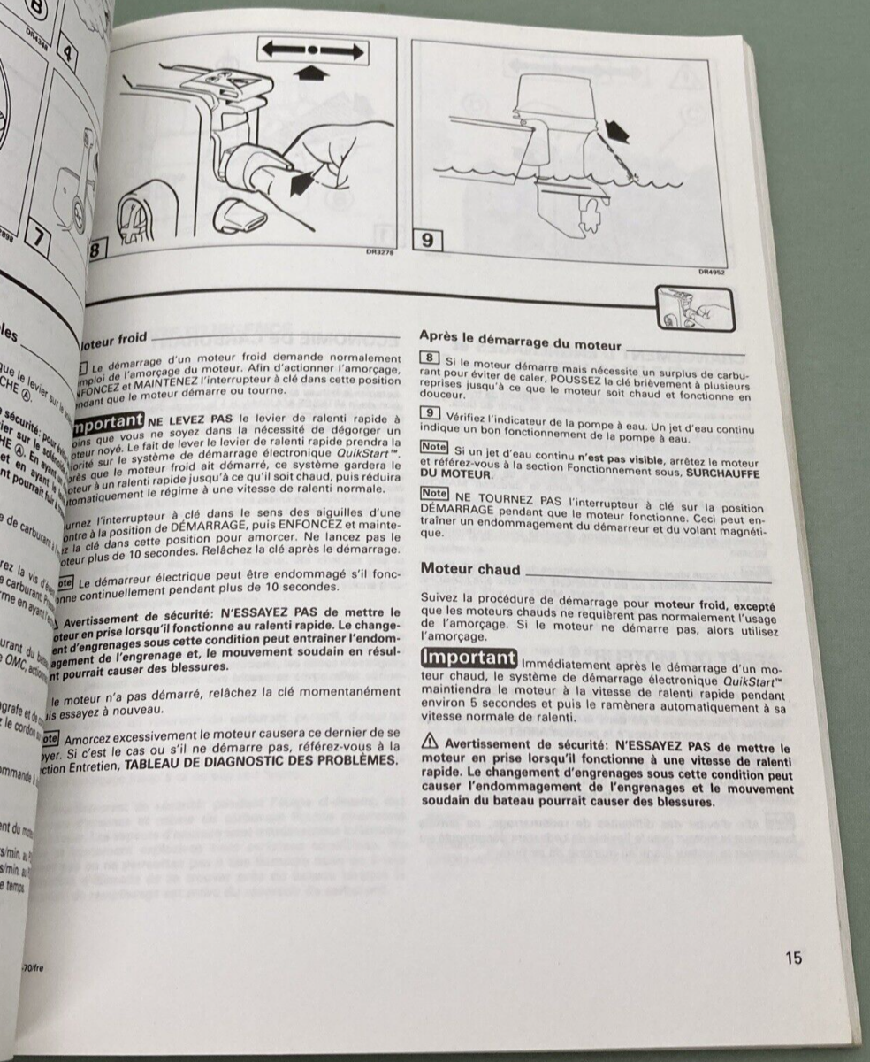 OMC 212580 OPERATION & MAINTENANCE MANUAL 50 60 70 REMOTE & 65 WMLE 1994