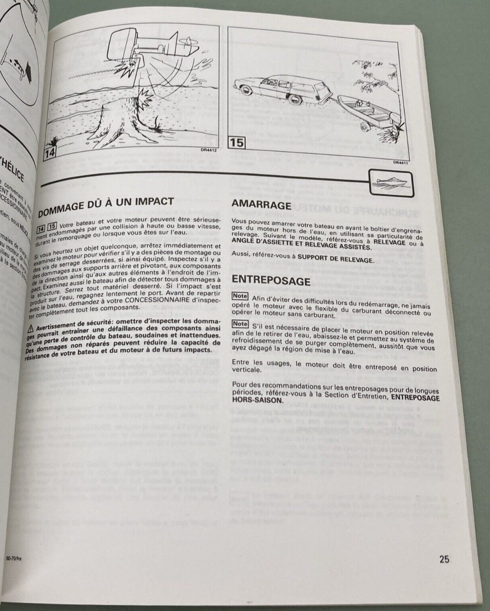 OMC 212580 OPERATION & MAINTENANCE MANUAL 50 60 70 REMOTE & 65 WMLE 1994