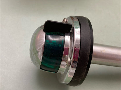 NEW PERKO H-6-71 VINTAGE BOAT LIGHT BOW CHROME RED GREEN LENS NAVIGATION A30270