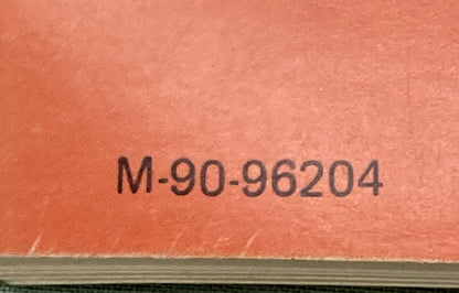 MERCURY MARINER M-90-96204 OPERATION & MAINTENANCE MANUAL MODEL 20 25 30 1976