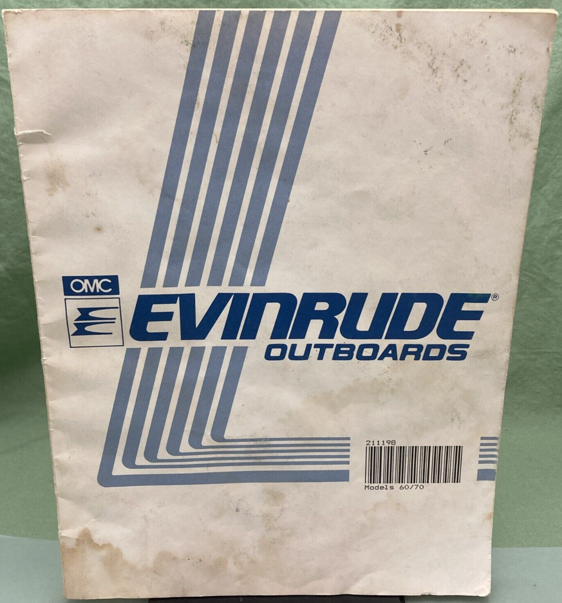 OMC EVINRUDE 211198 OWNER'S MANUAL MODELS 60/70 ENG SPAN FREN PORT 1988