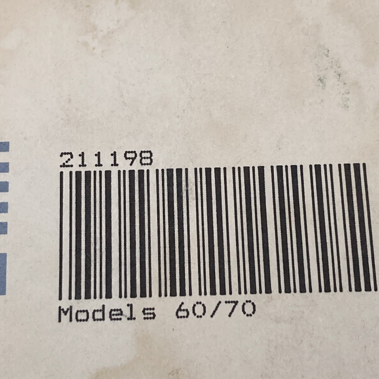 OMC EVINRUDE 211198 OWNER'S MANUAL MODELS 60/70 ENG SPAN FREN PORT 1988