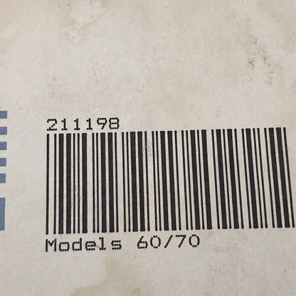 OMC EVINRUDE 211198 OWNER'S MANUAL MODELS 60/70 ENG SPAN FREN PORT 1988