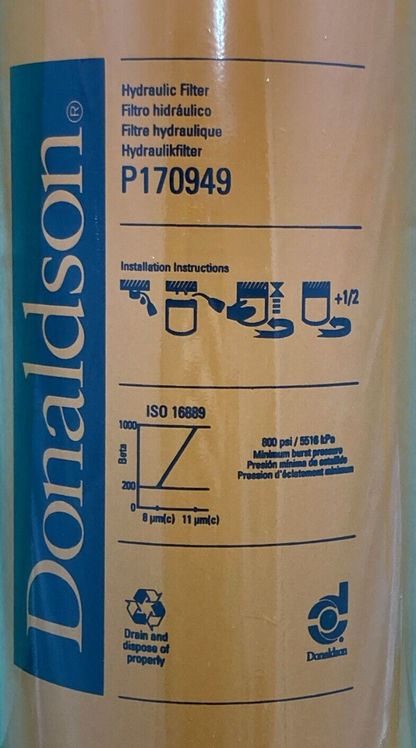 NEW GENUINE DONALDSON P170949 HYDRAULIC FILTER SPIN ON Duramax®