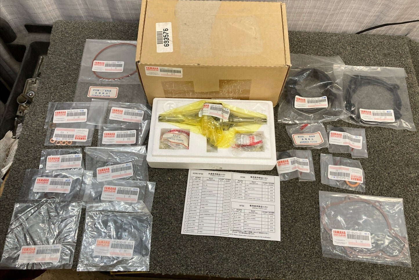 NEW GENUINE YAMAHA 90891-10173 XCXF CRANK KIT