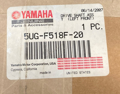 NEW GENUINE YAMAHA 5UG-F518F-20 Front Drive Shaft CV Axle Assembly