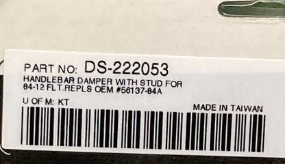 NEW DRAG SPECIALTIES DS-222053 HANDLEBAR DAMPERS W STUDS 84-12 FLT