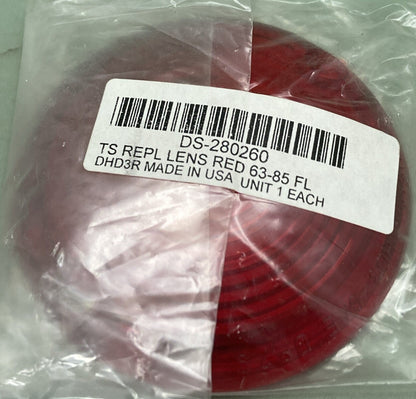 NEW CHRIS PRODUCTS DS-280260 TURN SIGNAL REPLACEMENT LENS RED 63-85 FL