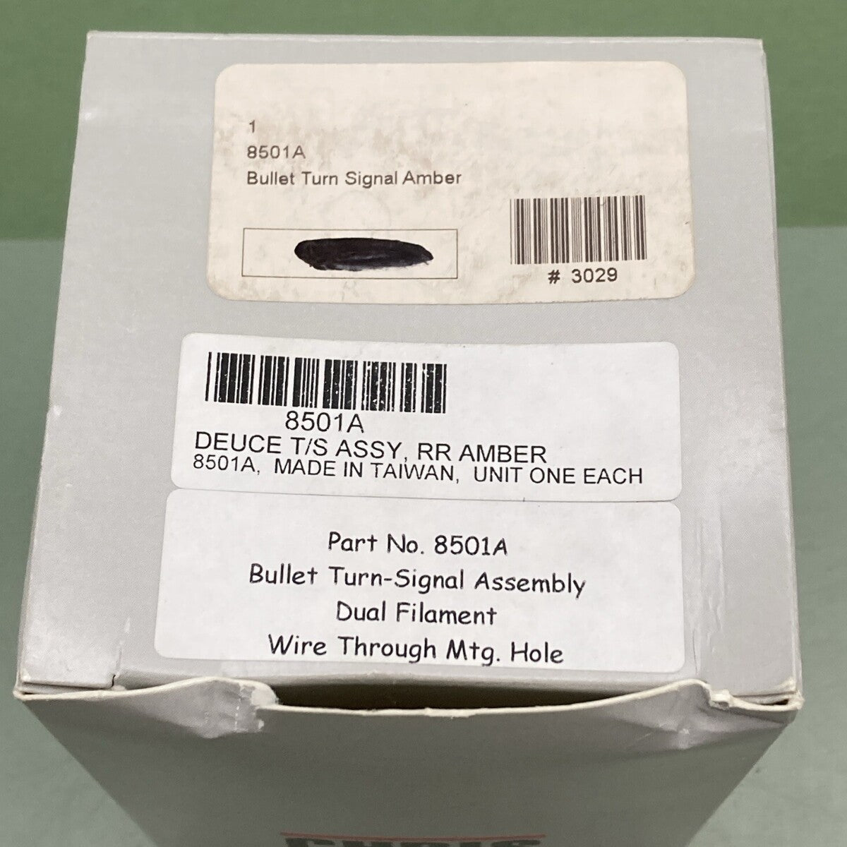 NEW CHRIS PRODUCTS 8501A DEUCE TURN SIGNAL ASSEMBLY RR AMBER