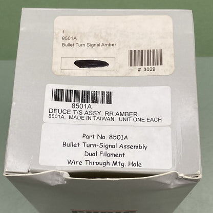 NEW CHRIS PRODUCTS 8501A DEUCE TURN SIGNAL ASSEMBLY RR AMBER