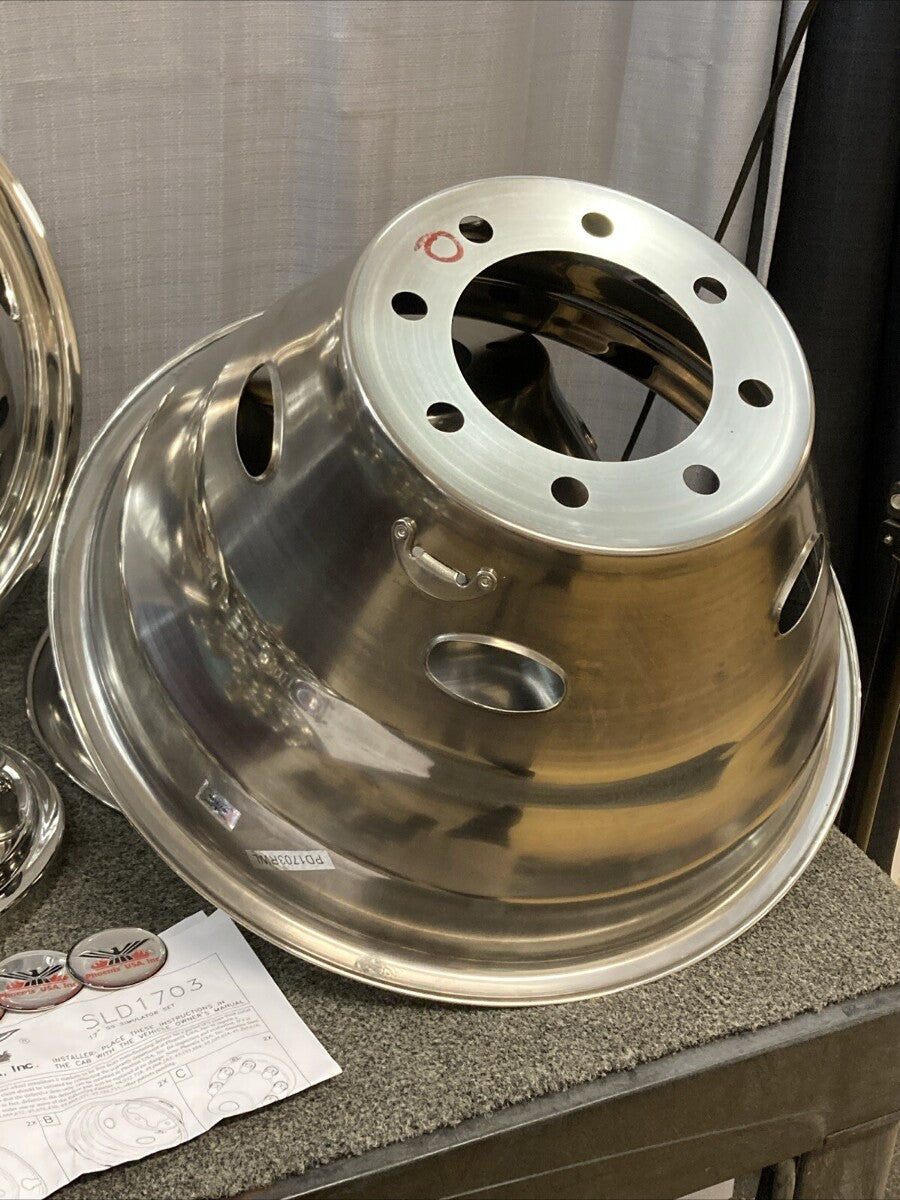 NEW PHOENIX SLD1703 SS WHEEL SIMULATOR SET 17" 8 LUG