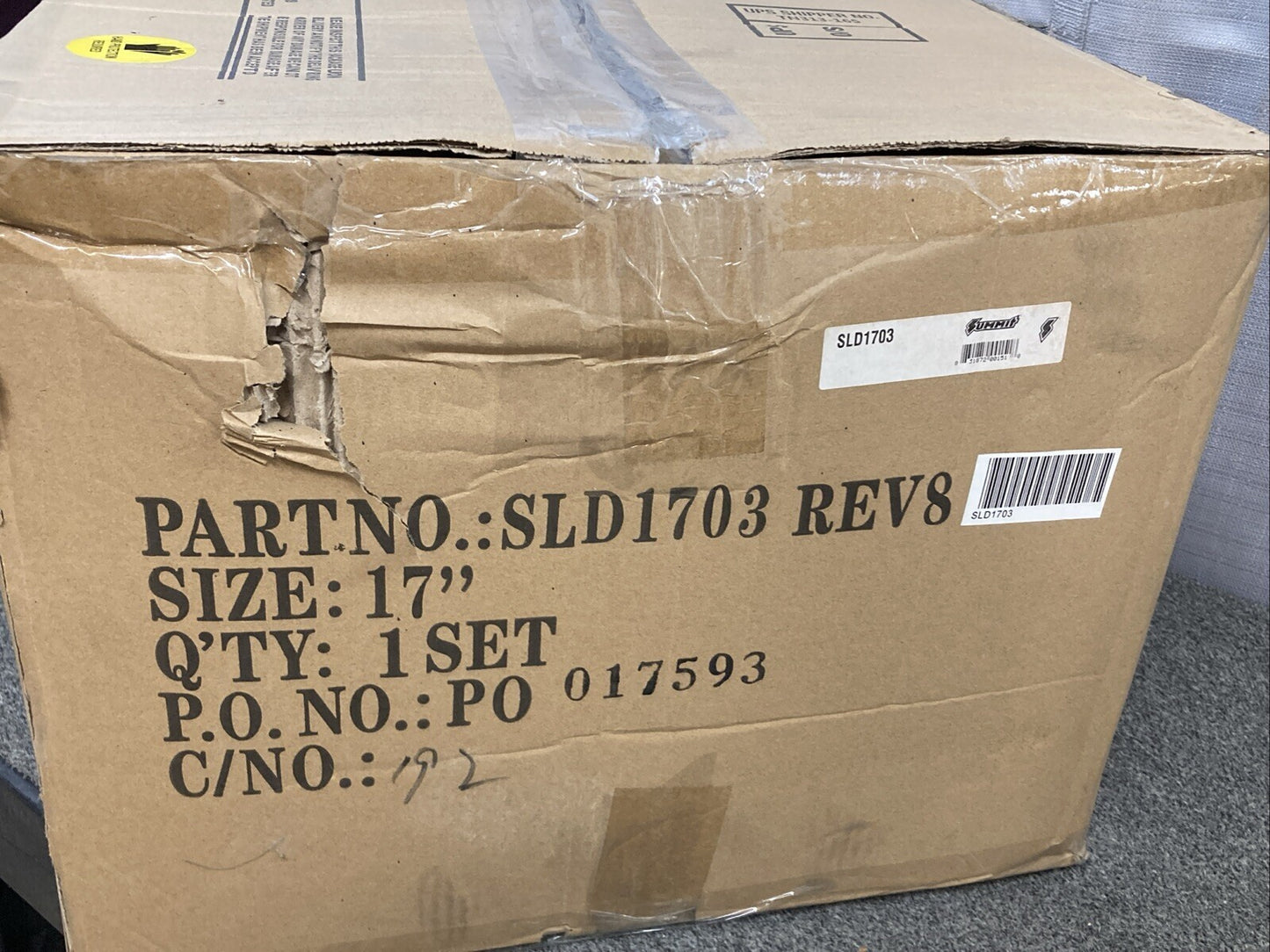 NEW PHOENIX SLD1703 SS WHEEL SIMULATOR SET 17" 8 LUG