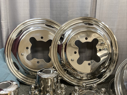 NEW PHOENIX SLD1703 SS WHEEL SIMULATOR SET 17" 8 LUG