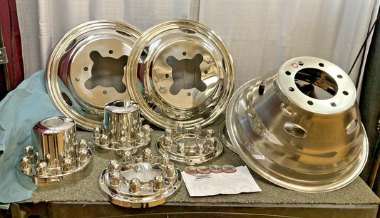 NEW PHOENIX SLD1703 SS WHEEL SIMULATOR SET 17" 8 LUG