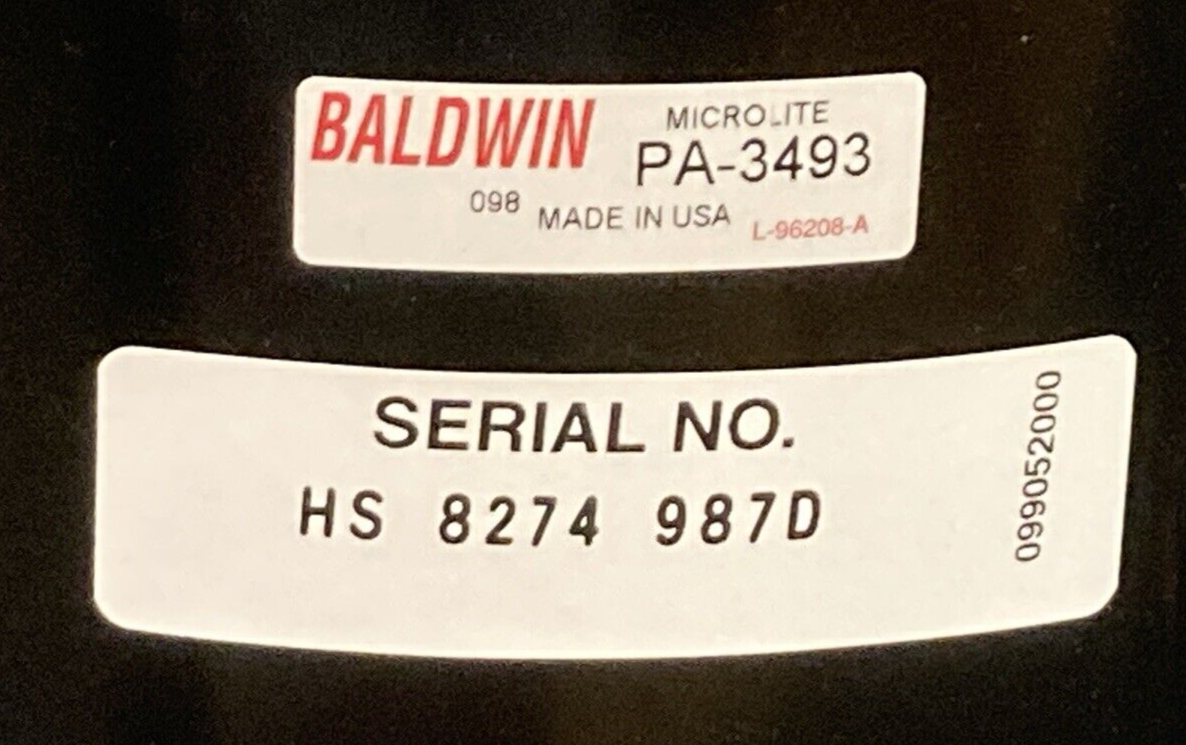 NEW GENUINE BALDWIN PA3493 ENGINE AIR FILTER IN DISPOSABLE HOUSING