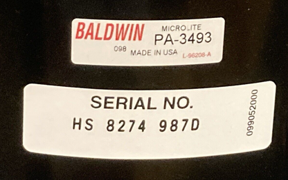 NEW GENUINE BALDWIN PA3493 ENGINE AIR FILTER IN DISPOSABLE HOUSING