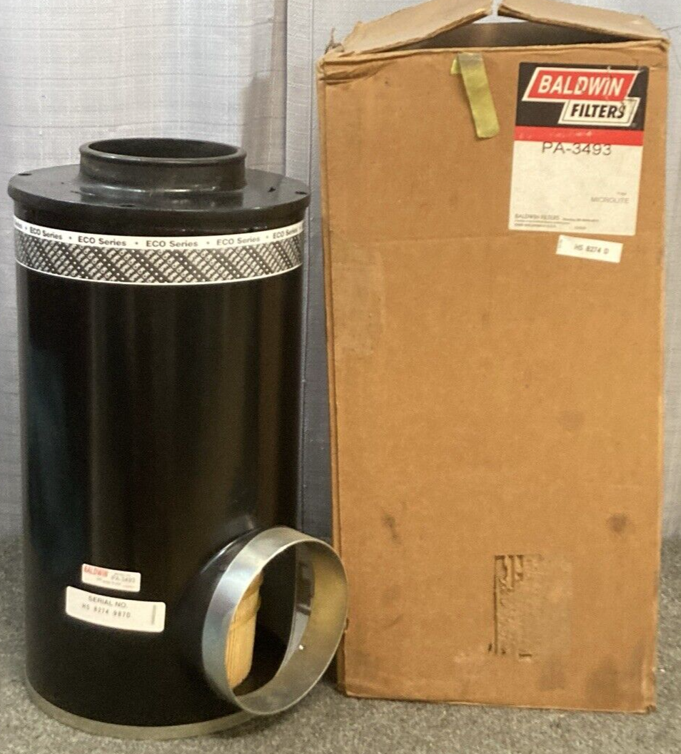 NEW GENUINE BALDWIN PA3493 ENGINE AIR FILTER IN DISPOSABLE HOUSING