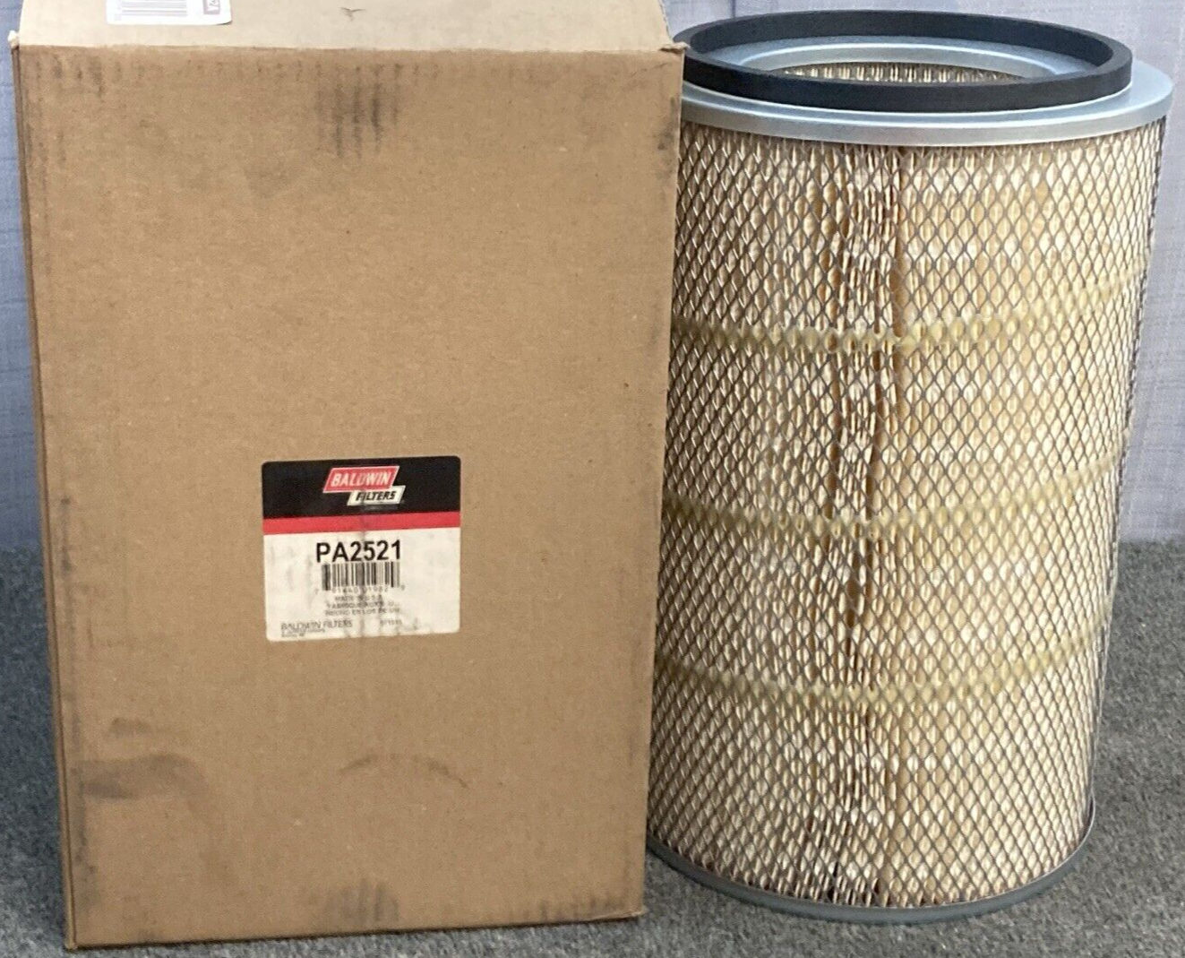 NEW GENUINE BALDWIN PA2521 AIR FILTER PRIMARY ROUND