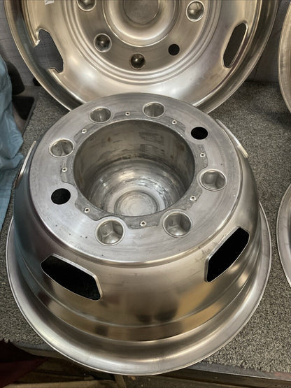 NEW D.O.T.LINER NG18 STAINLESS STEEL WHEEL SIMULATORS WITH STUD EXTENDERS 17"