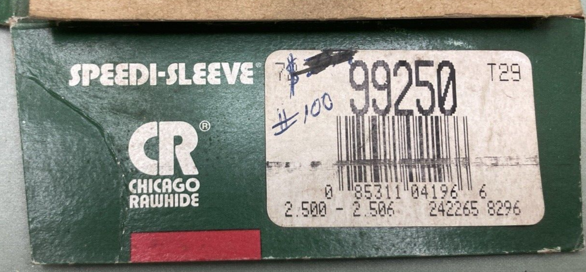 NEW GENUINE CHICAGO RAWHIDE SPEEDI-SLEEVE 99250 Shaft Repair Sleeve
