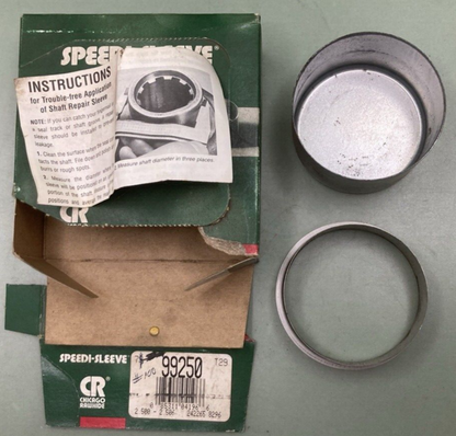NEW GENUINE CHICAGO RAWHIDE SPEEDI-SLEEVE 99250 Shaft Repair Sleeve