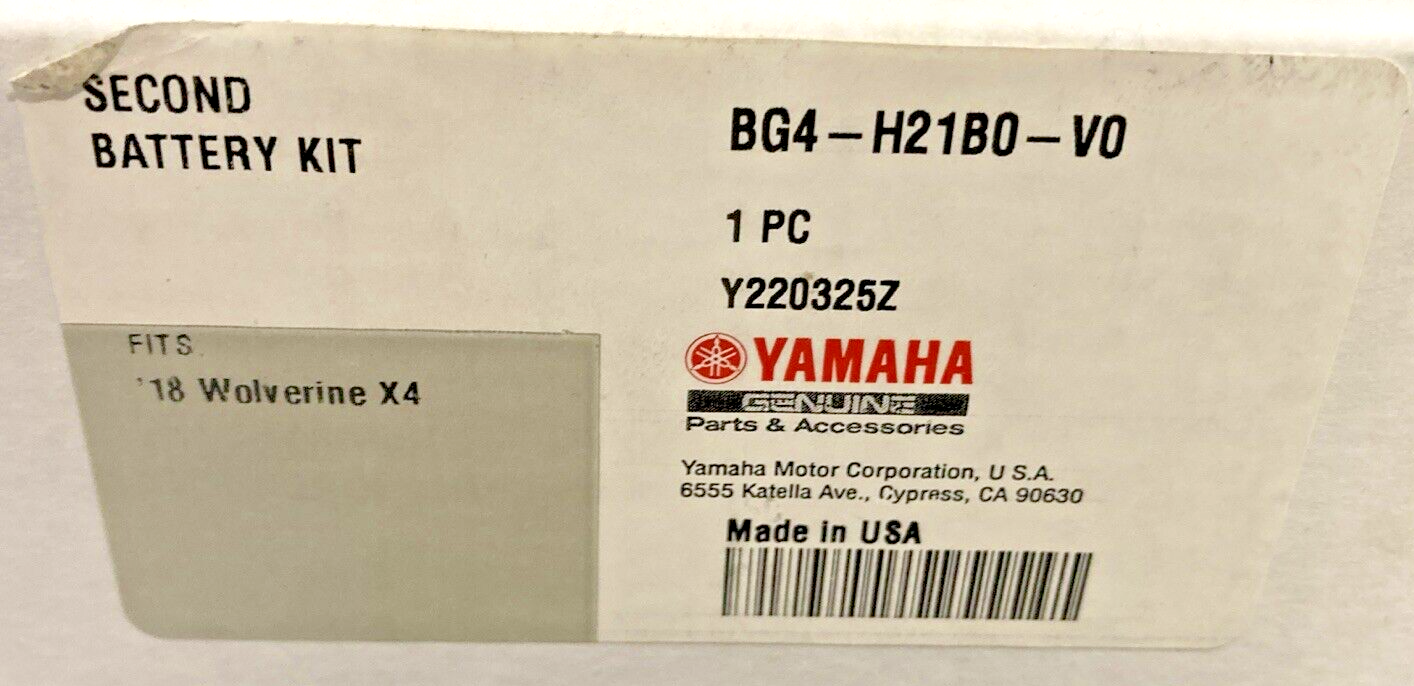 NEW GENUINE YAMAHA BG4-H21B0-V0 2nd BATTERY KIT
