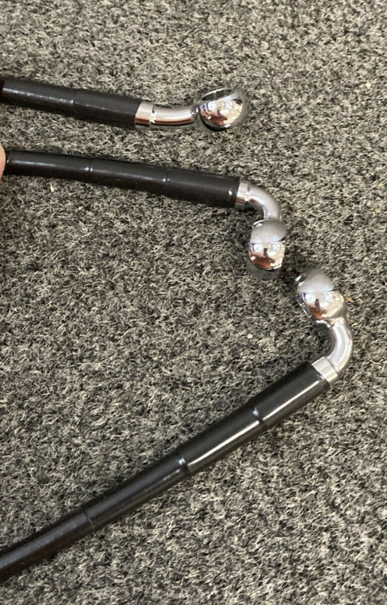 NEW DRAG SPECIALTIES 1741-2511 EXTENDED STAINLESS STEEL FRONT BRAKE LINE KIT