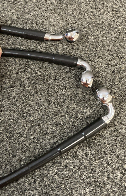 NEW DRAG SPECIALTIES 1741-2511 EXTENDED STAINLESS STEEL FRONT BRAKE LINE KIT