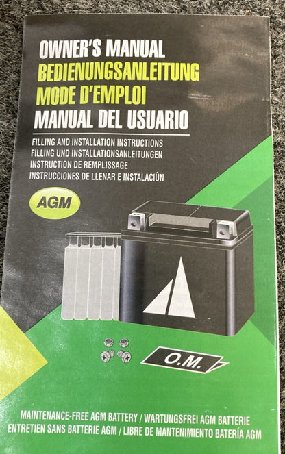 NEW GENUINE MOOSE UTILITY 2113-0230 12V AGM MAINTENANCE-FREE BATTERY YT7B-BS