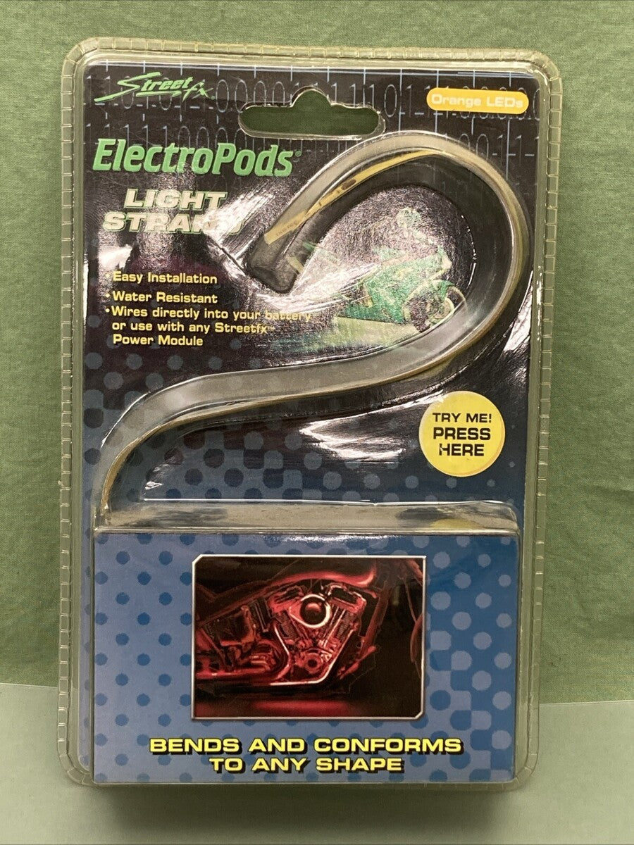 NEW STREET FX ELECTROPODS 480833 ORANGE LED LIGHT STRAND