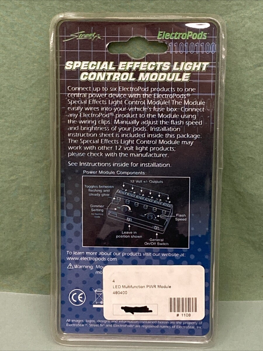 NEW STREET FX 480400 SPECIAL EFFECTS LIGHT CONTROL MODULE