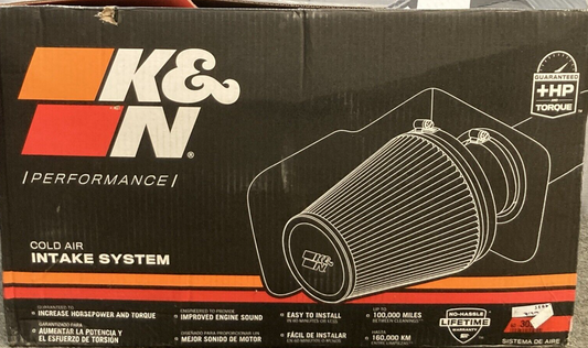 NEW GENUINE K&N 63-3092 COLD AIR INTAKE SYSTEM PERFORMANCE COMPLETE KIT