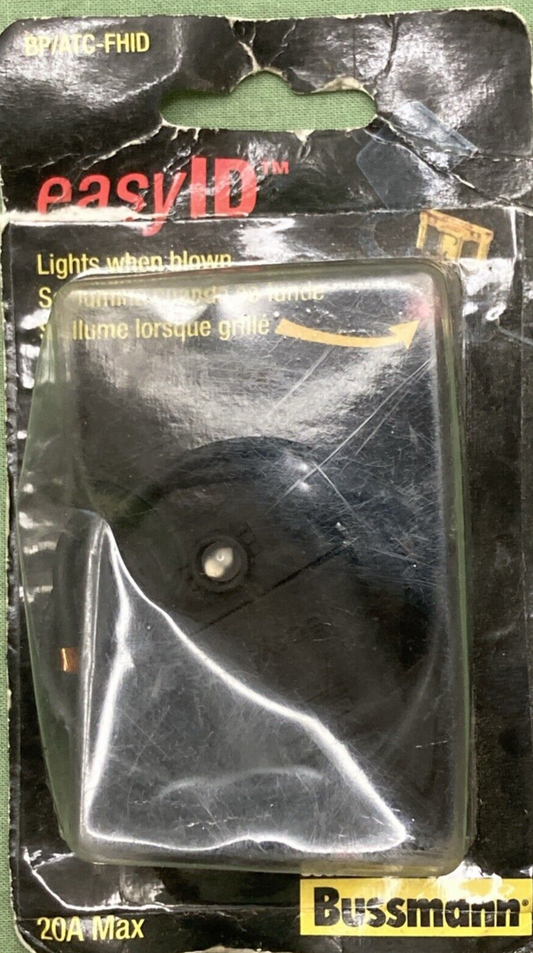 NEW GENUINE BUSSMANN BP/ATC-FHID FUSE HOLDER 20 AMP ILLUMINATING