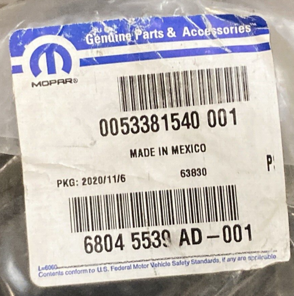 NEW GENUINE MOPAR 68045539AD CAP FRONT BUMPER UPPER LEFT FITS RAM TRUCKS